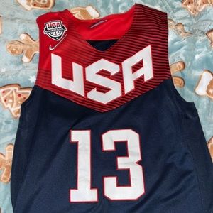 Custom, Men’s, 2012 USA basketball, James Harden “The Beard”, #13 jersey